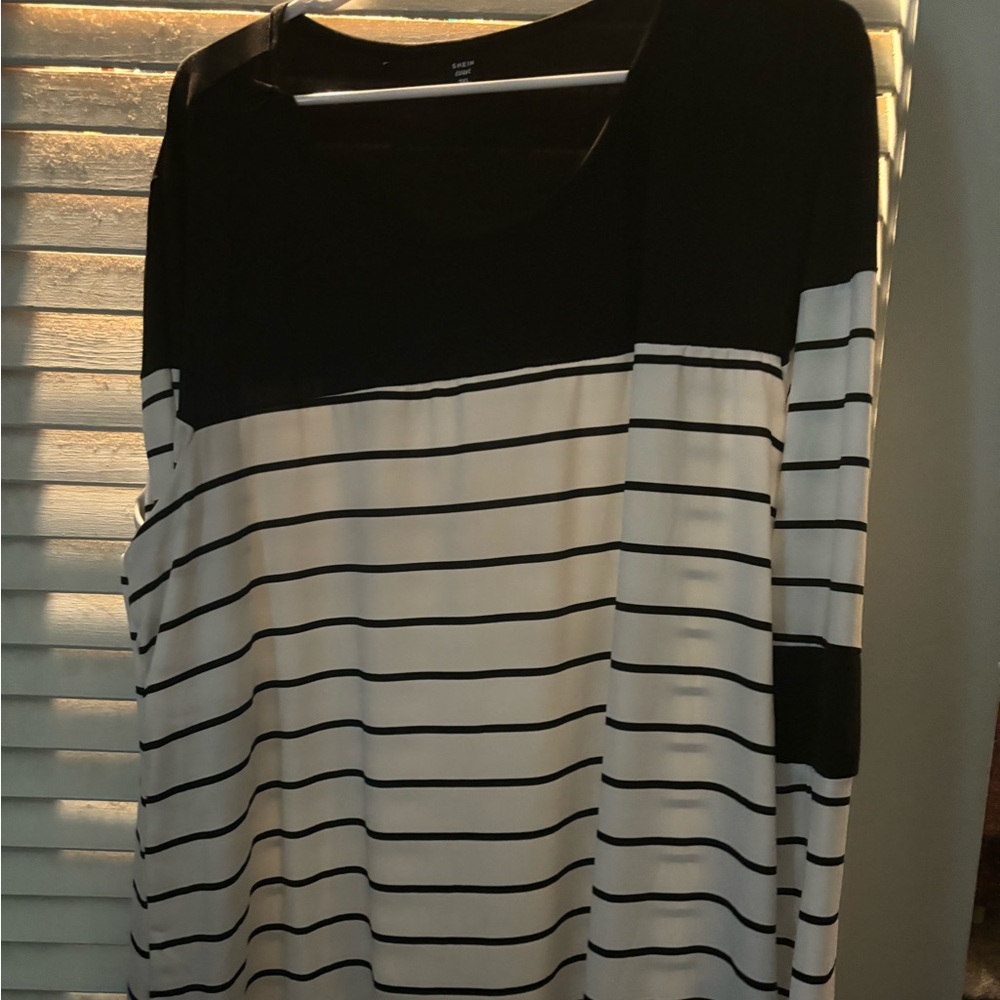 SHEIN NWOT striped tunic 3x
